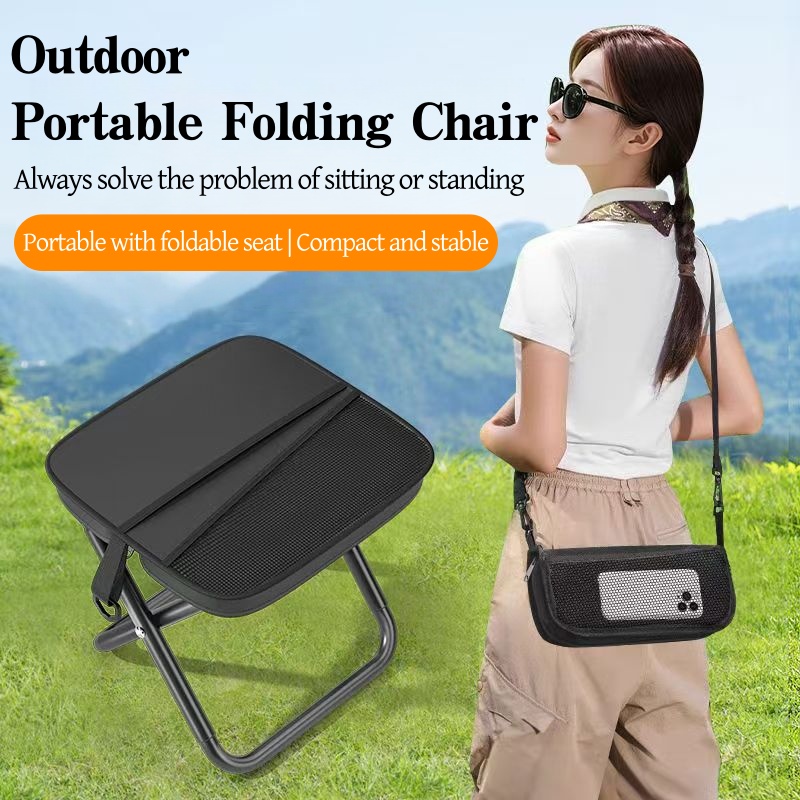 Outdoor Adventure Backpack - 5T Portable Foldable Backpack Stool Lightweight