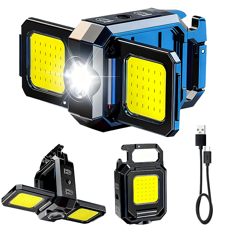 Outdoor Adventure Trips - Mini Flashlight Keychain Light COB Work