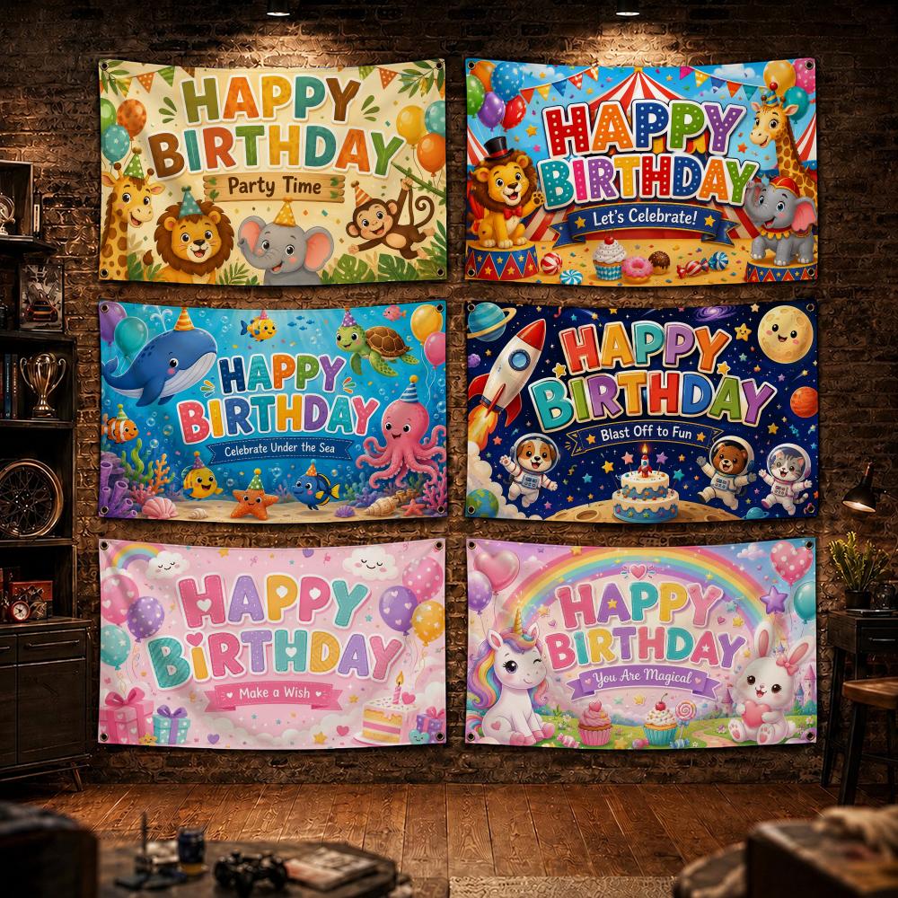 Outdoor Adventure Birthday Party - Adventure Birthday Party Flags Flags for