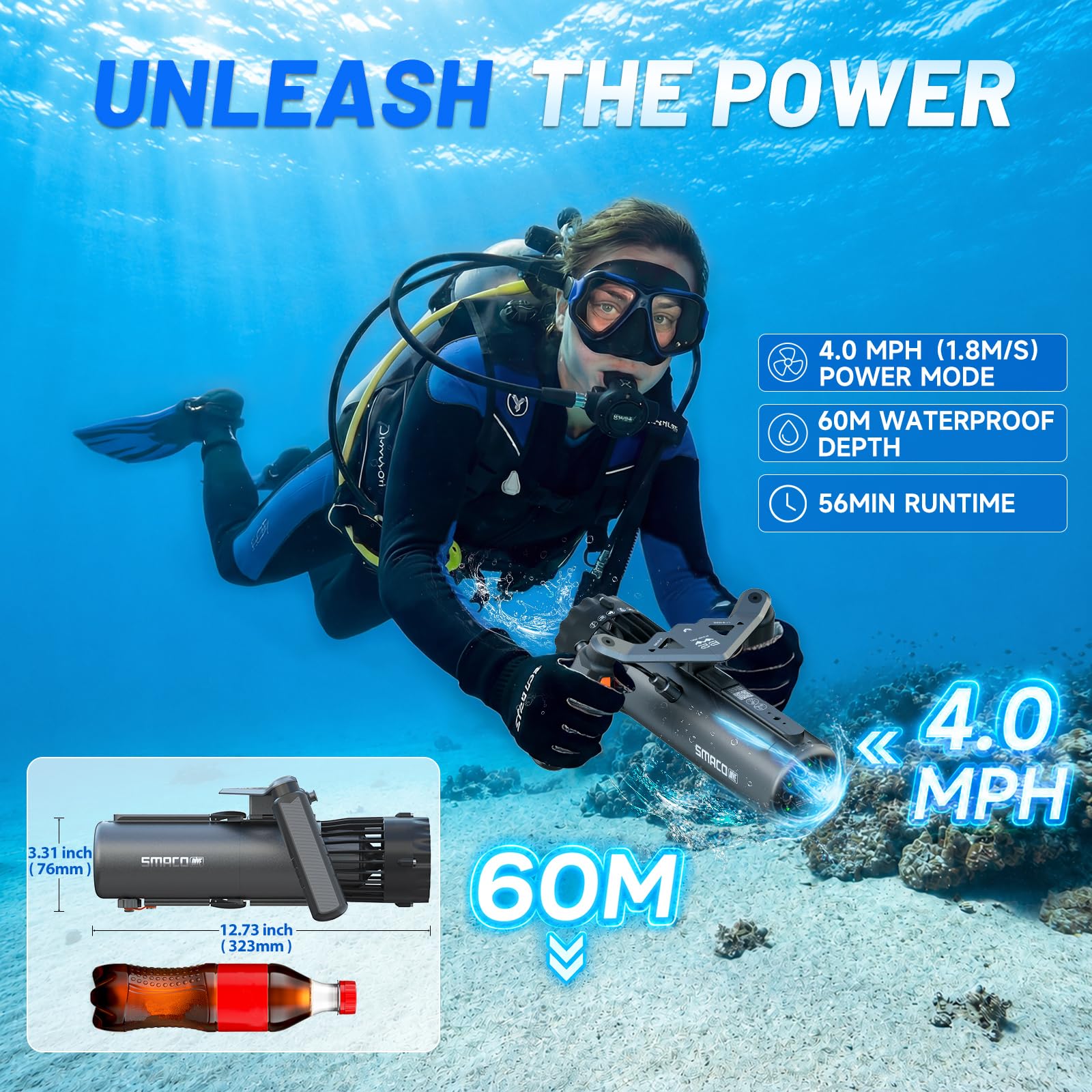 SMACO Underwater Scooter Dual  - Outdoor Adventure Sports review and price