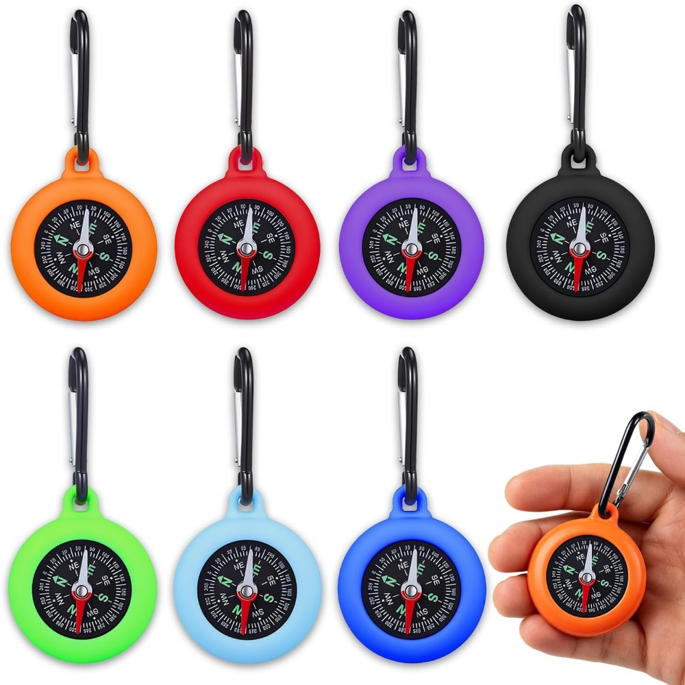 5-20 PCS Mini Compass Keychain - Outdoor Adventure Birthday Party review and price