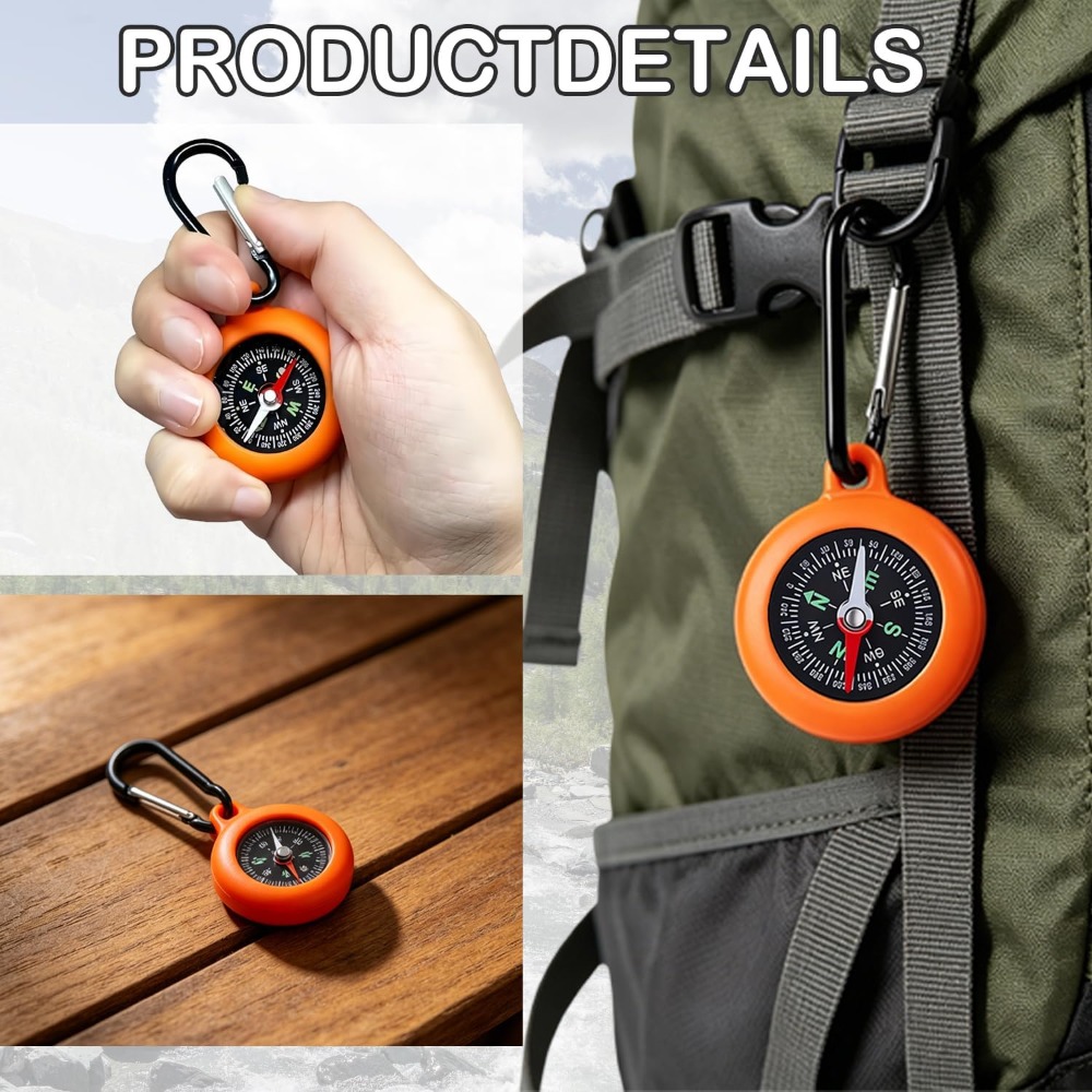 5-20 PCS Mini Compass Keychain - Outdoor Adventure Birthday Party review and price