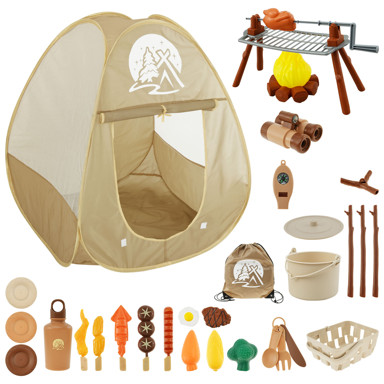 Kids Camping Toy Set Tent Pop  - Outdoor Adventure Kit For Kids review and price