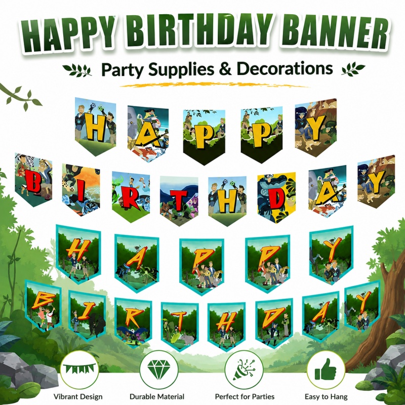 Wild Kratts Birthday Picnic Po - Outdoor Adventure Birthday Party review and price