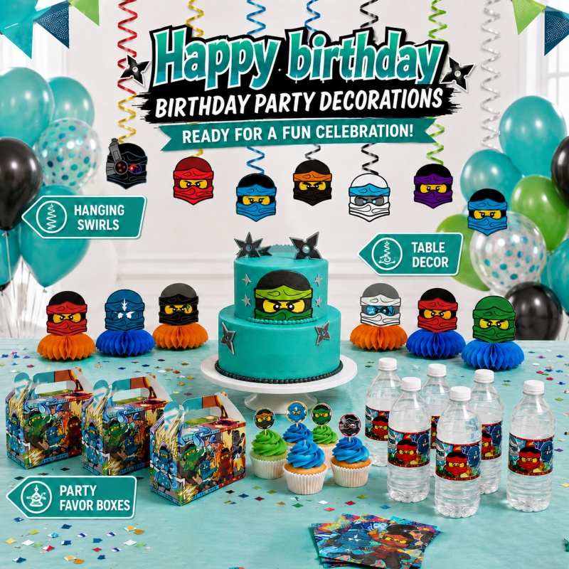 Ninja Combination Birthday Par - Outdoor Adventure Birthday Party review and price
