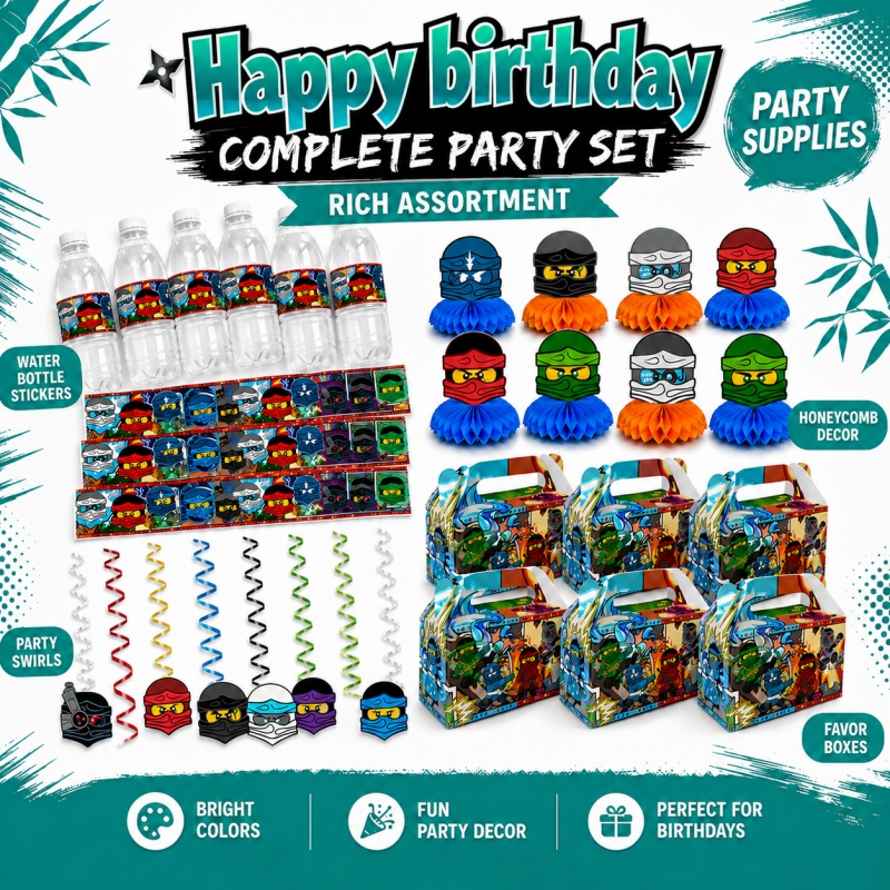 Ninja Combination Birthday Par - Outdoor Adventure Birthday Party review and price